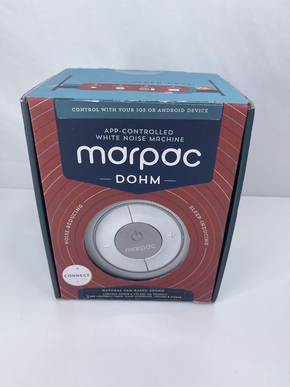 Marpac Dohm Connect App Controlled White Noise Machine Natural Fan Sound Sleep